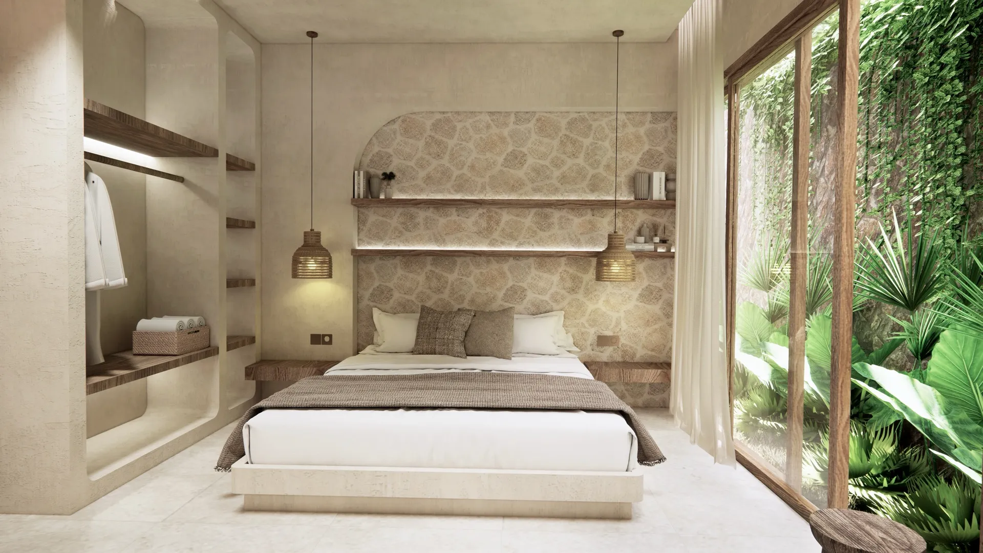 Double villa master bedroom alternate